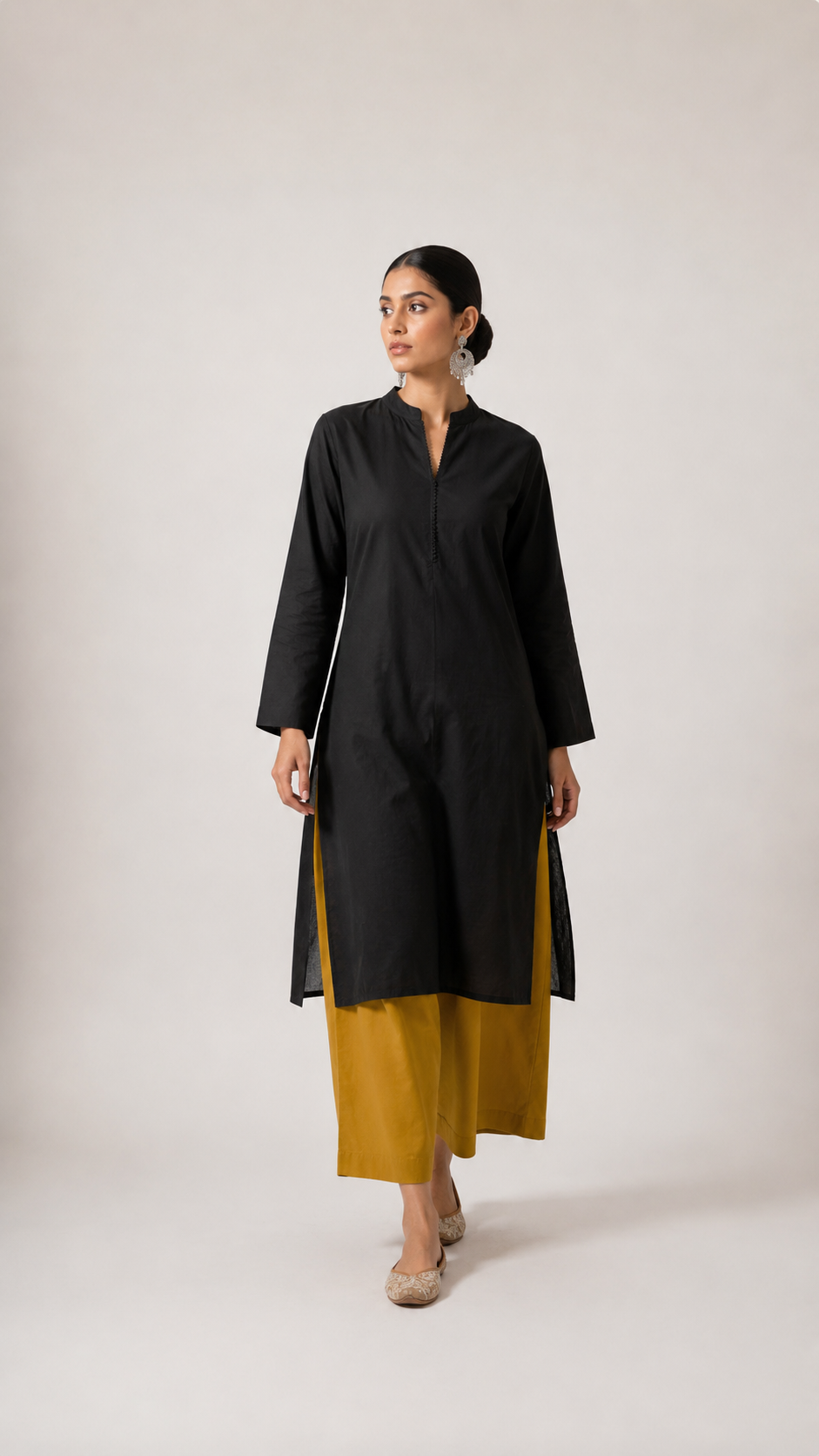 Black Kurta