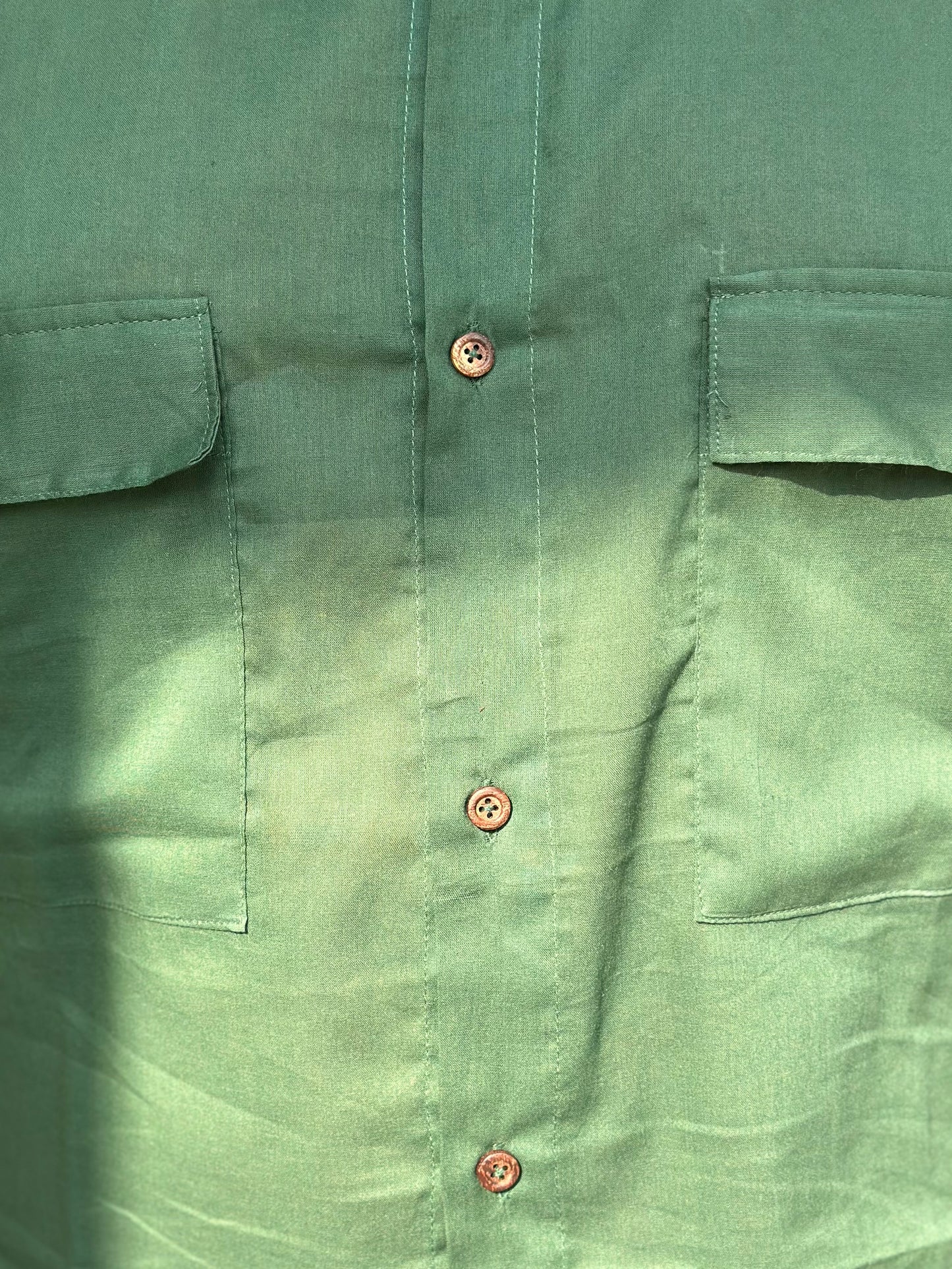 Olive Green Military Shirt