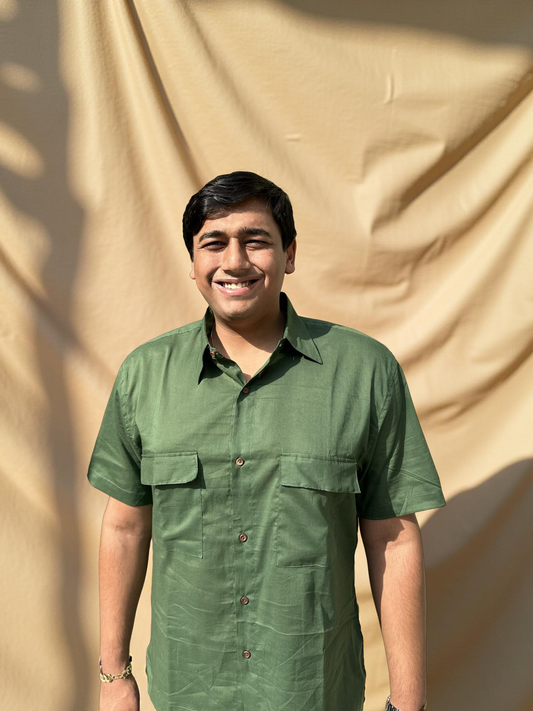 Olive Green Military Shirt