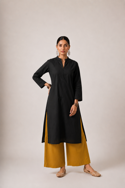 Black Kurta