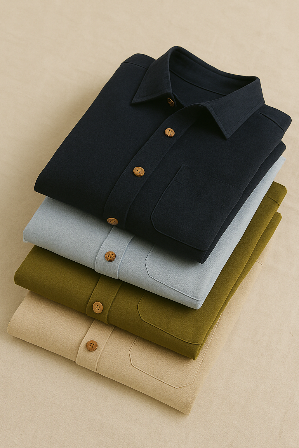 Beige Linen Shirt