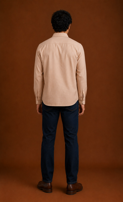Beige Linen Shirt