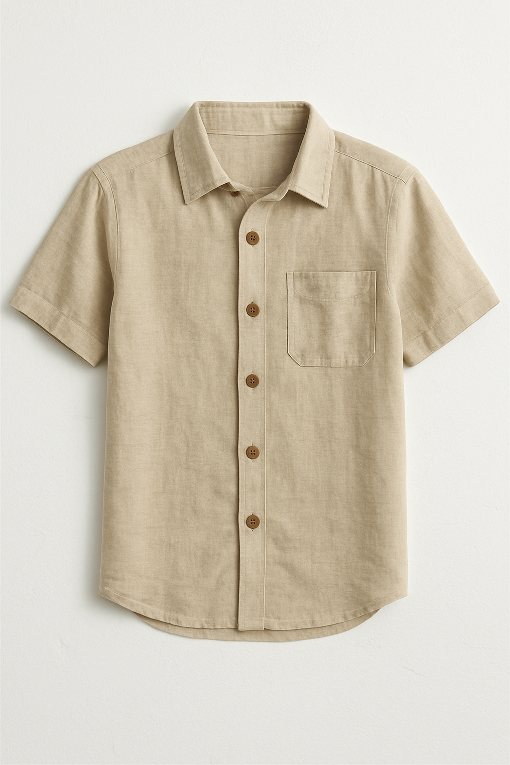 Beige Linen Shirt