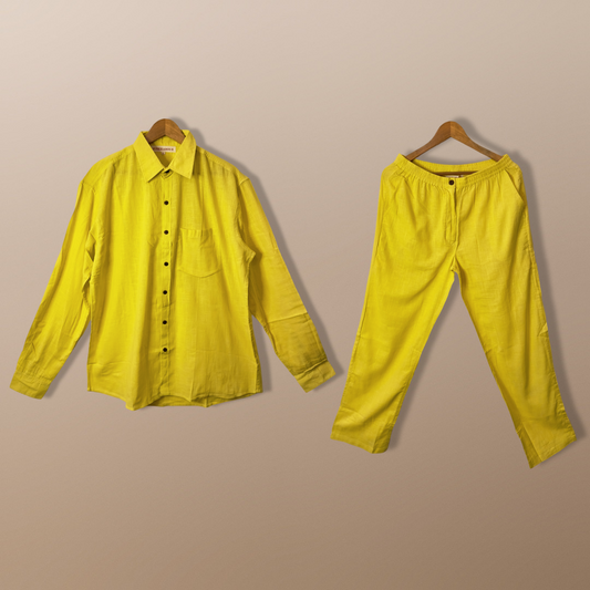 Linen Canary Co-ord