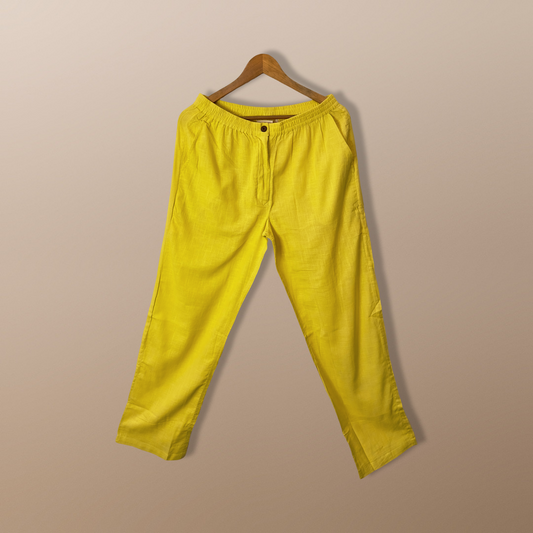 Linen Canary Trousers