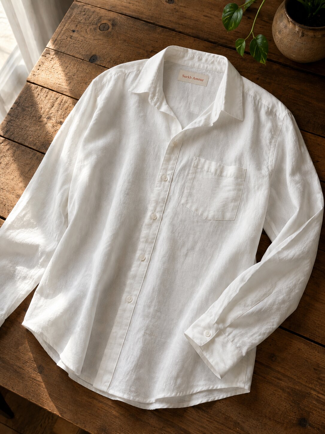 White Linen Shirt
