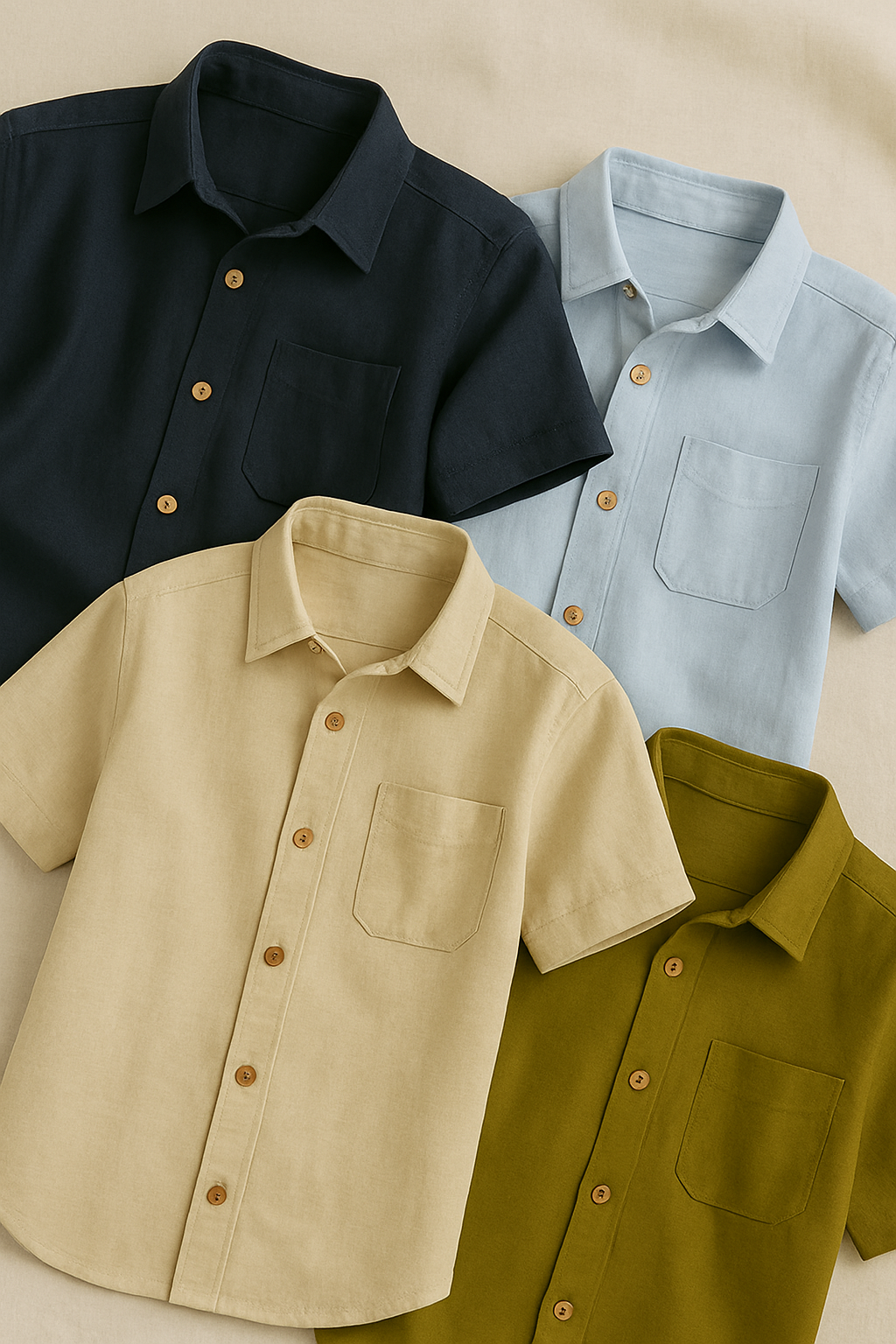 Beige Linen Shirt