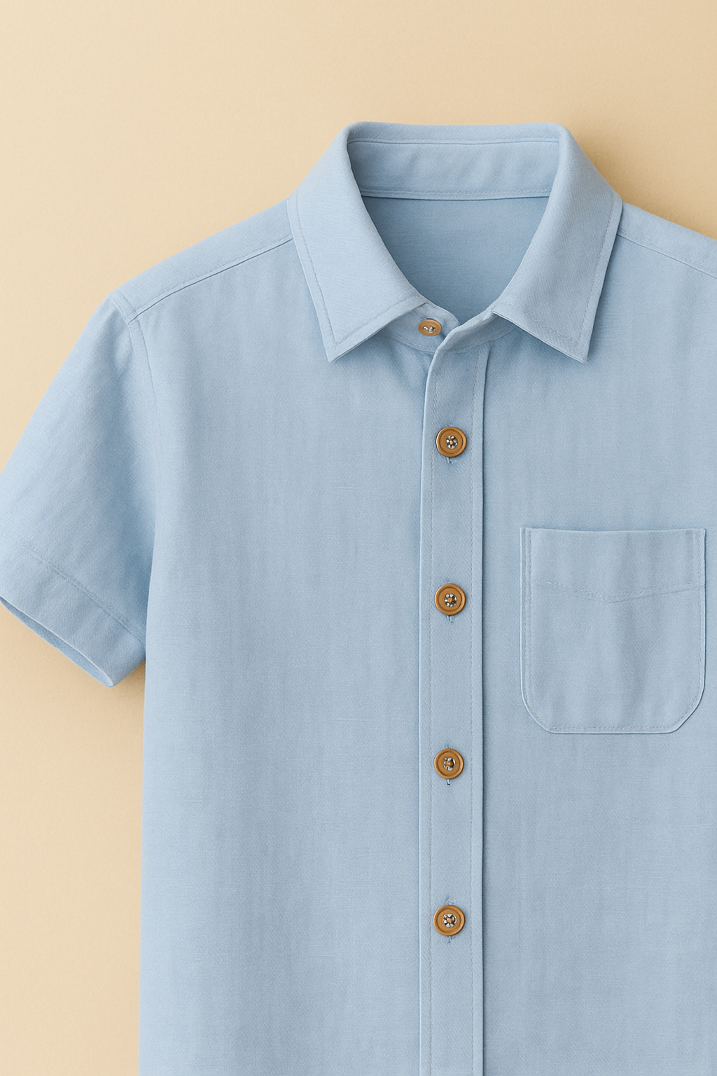 Light Blue Linen Shirt