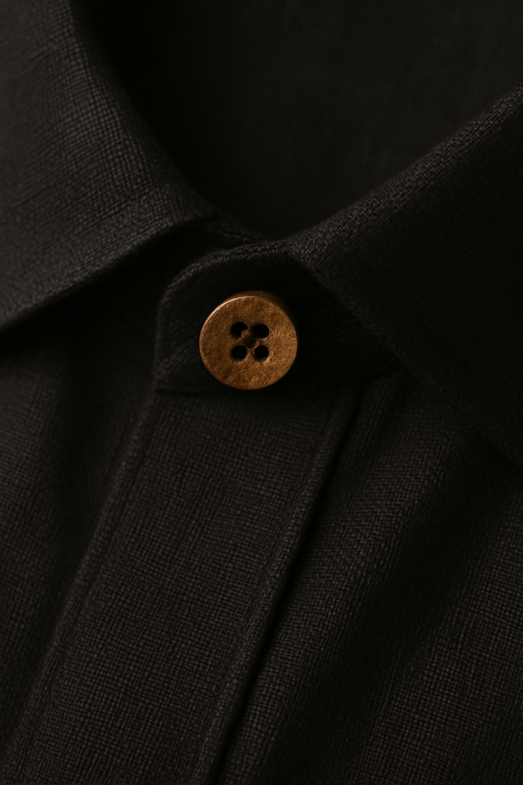 Black Linen Shirt