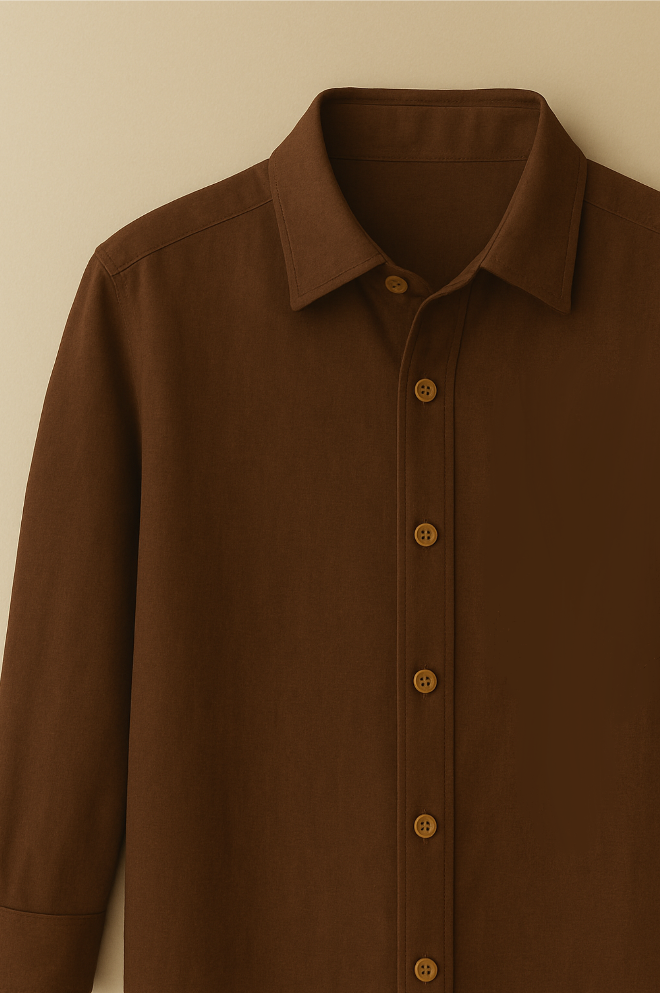 Brown Linen Shirt