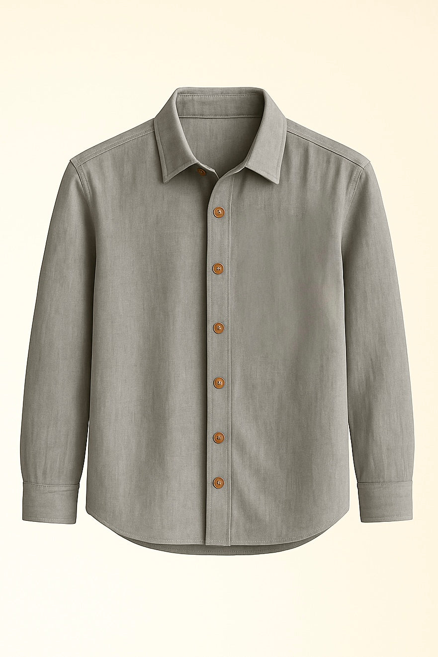 Grey Linen Shirt