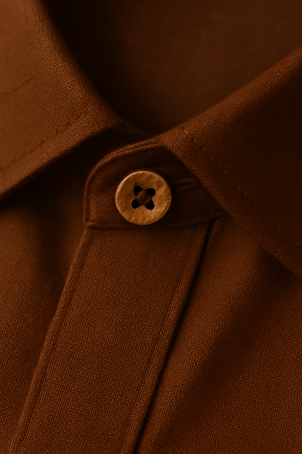 Brown Linen Shirt