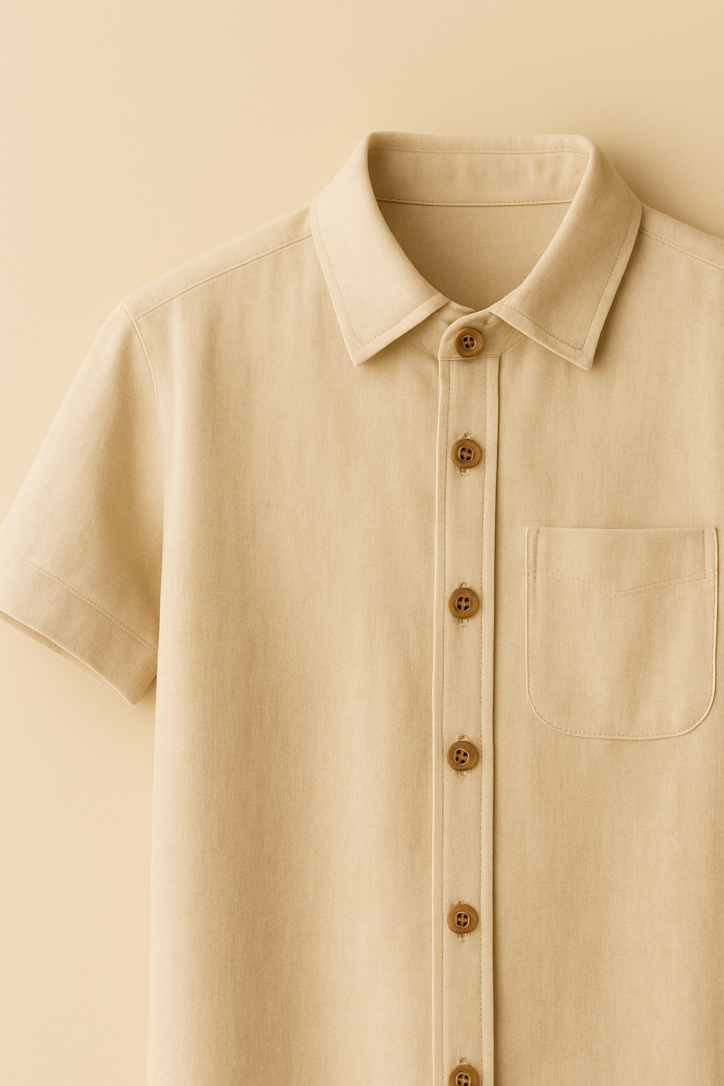 Beige Linen Shirt
