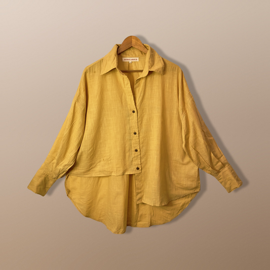 Linen Chai Assymetric Shirt
