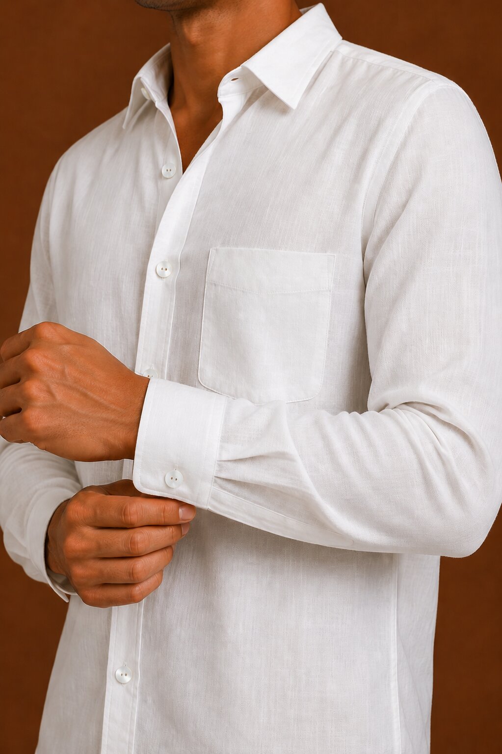 White Linen Shirt