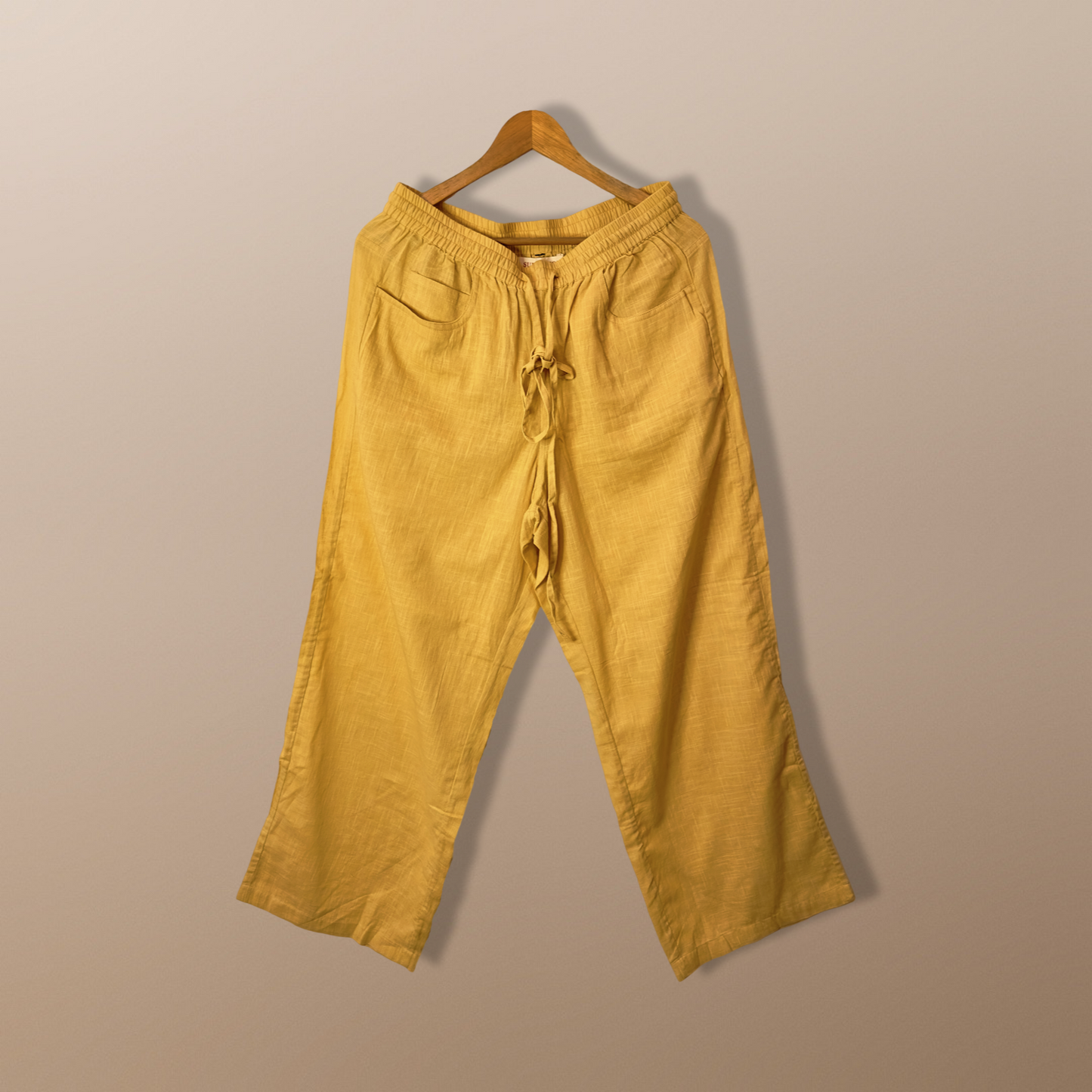 Linen Chai Elastic Trousers