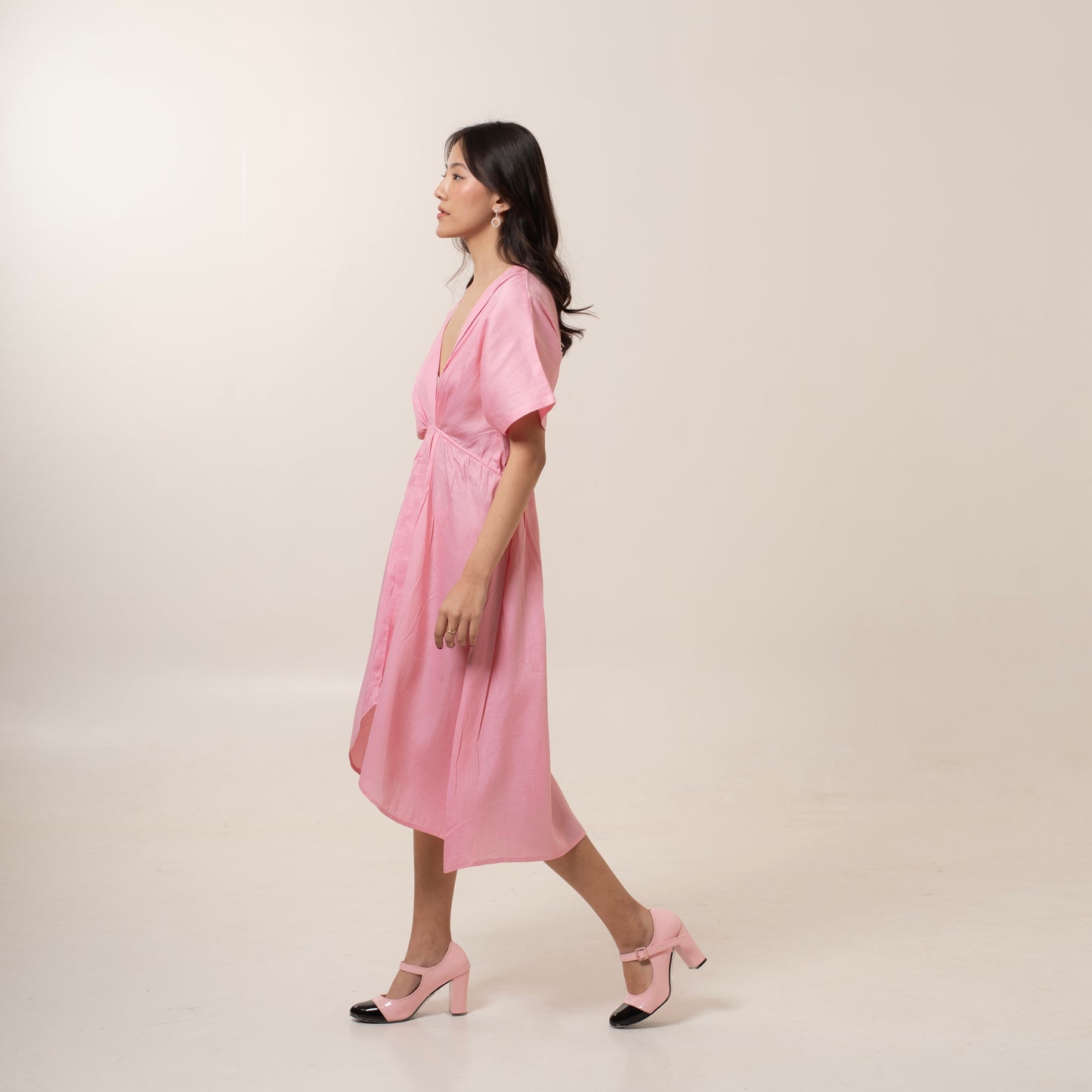 Blush Pink Flowy Dress