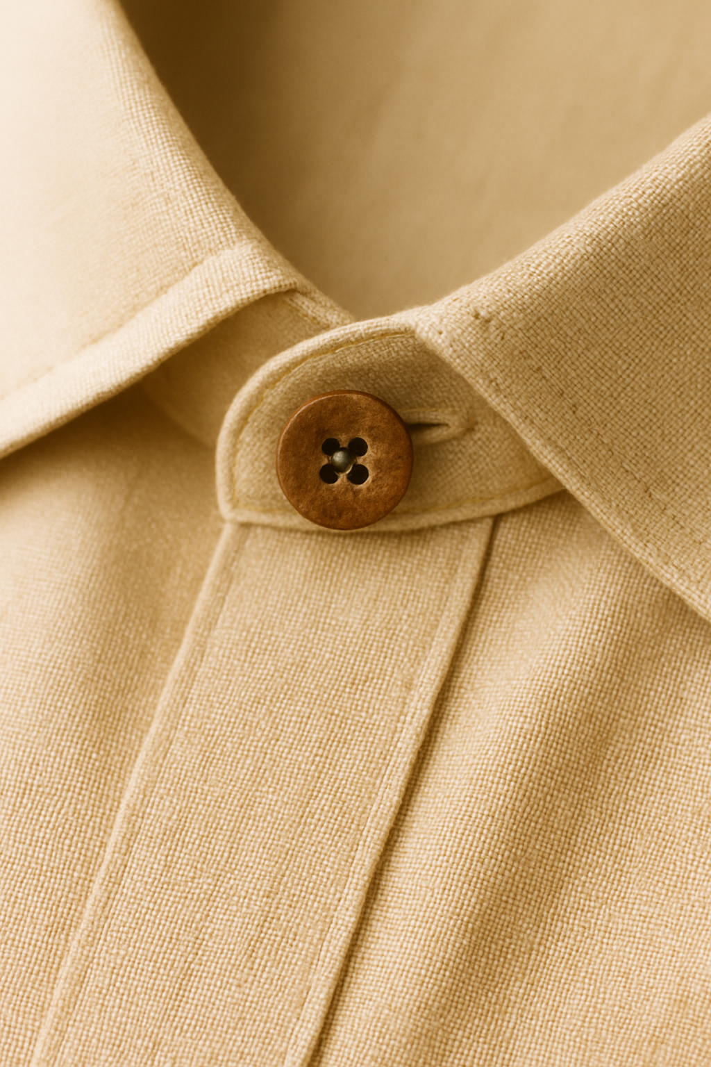 Beige Linen Shirt