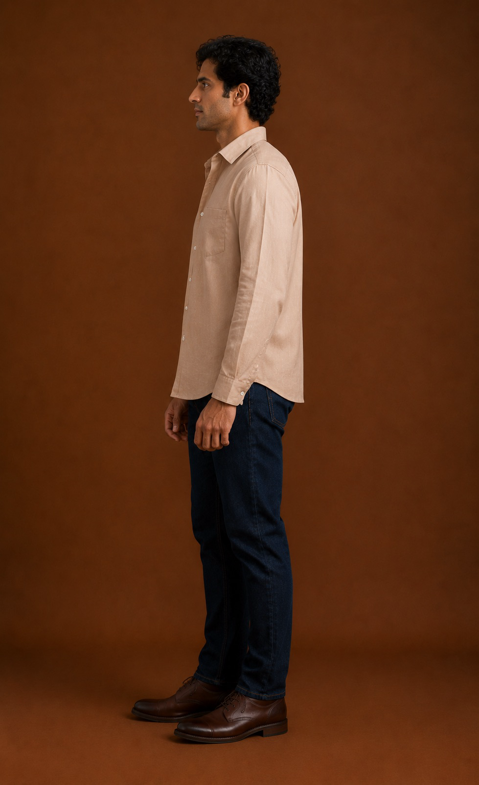 Beige Linen Shirt