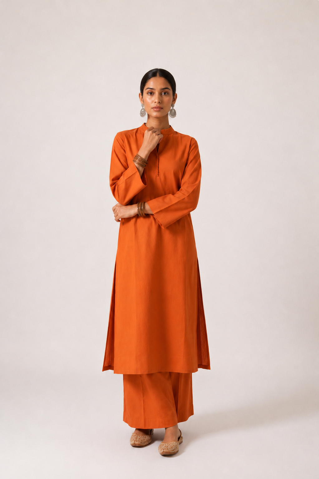 Rust Kurta