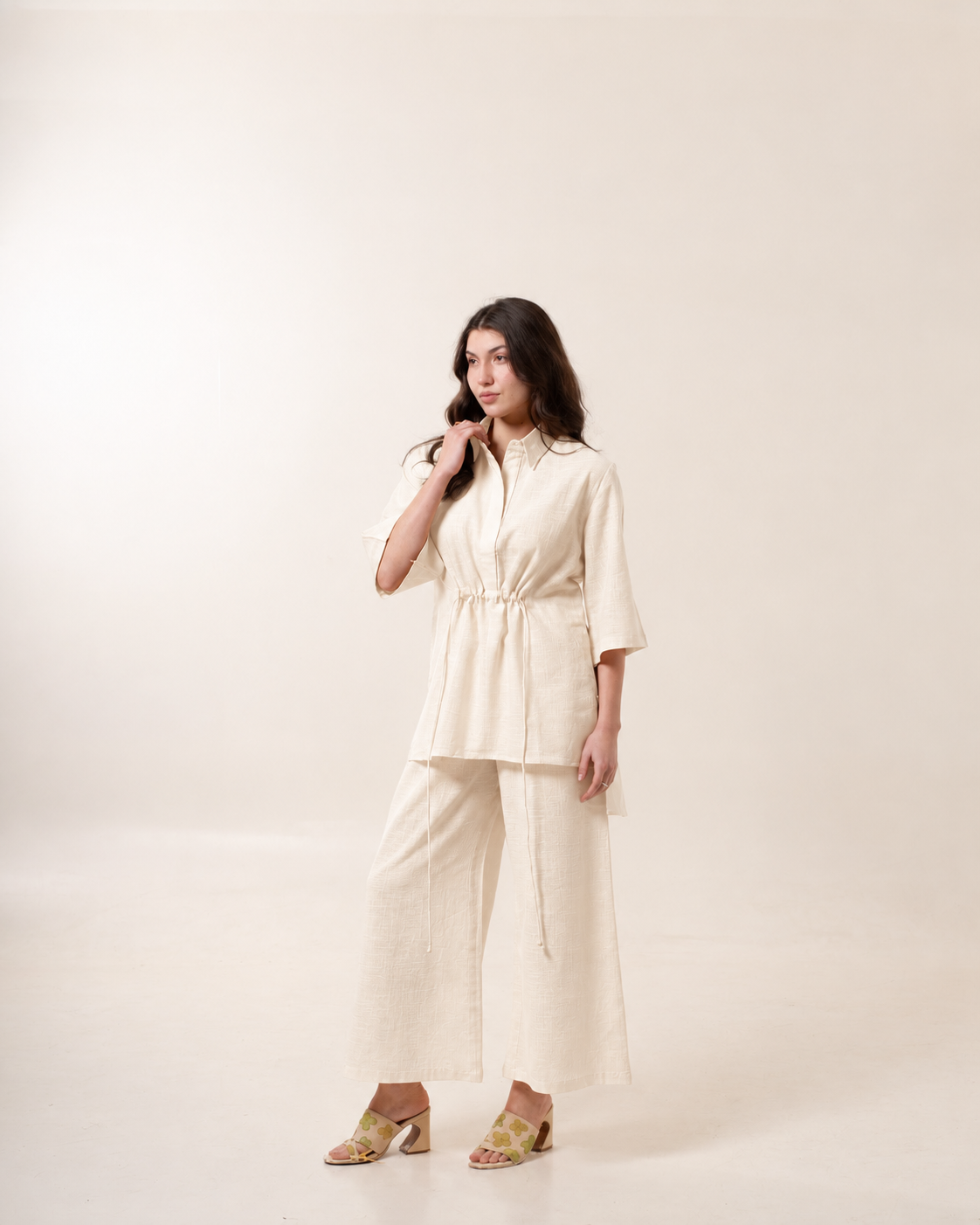 Cream Coord Set