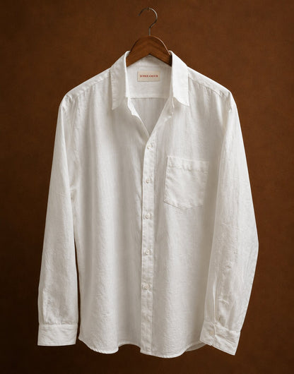 White Linen Shirt