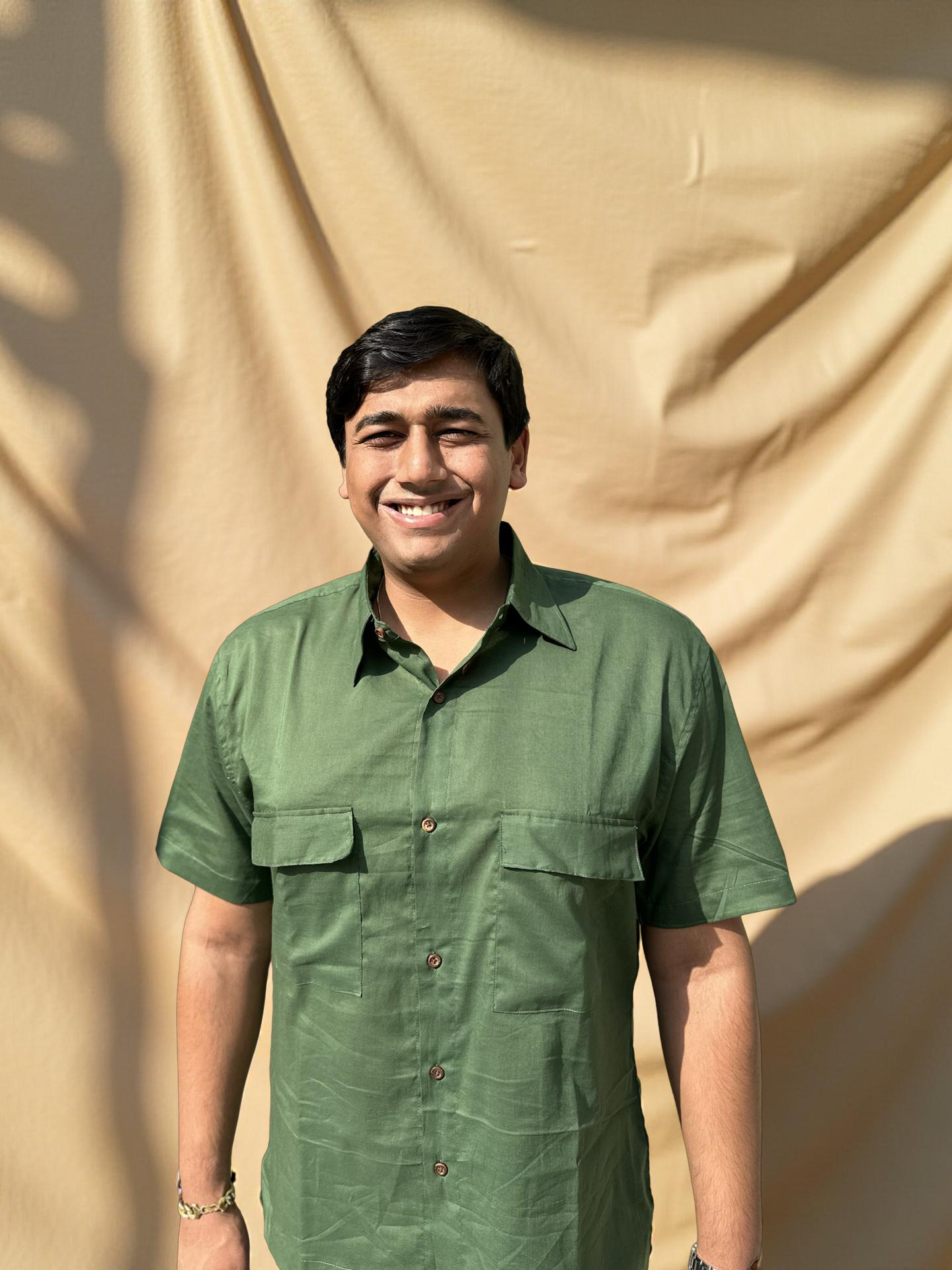 Olive Green Military Shirt