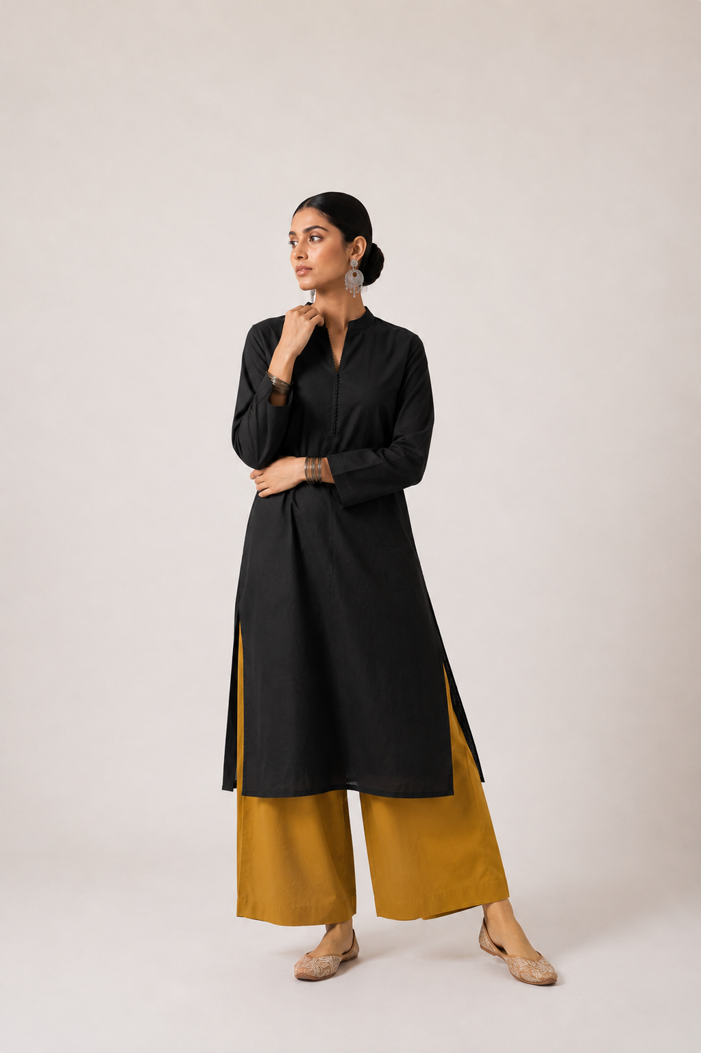Black Kurta