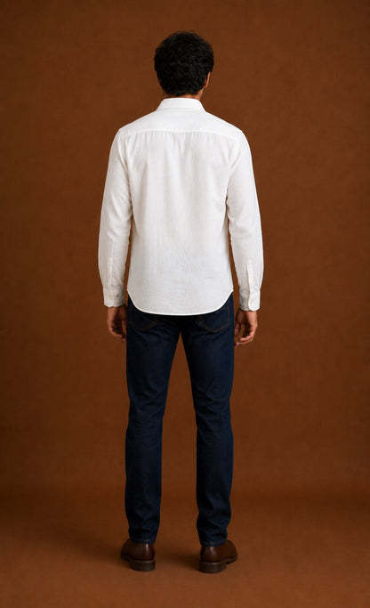 White Linen Shirt