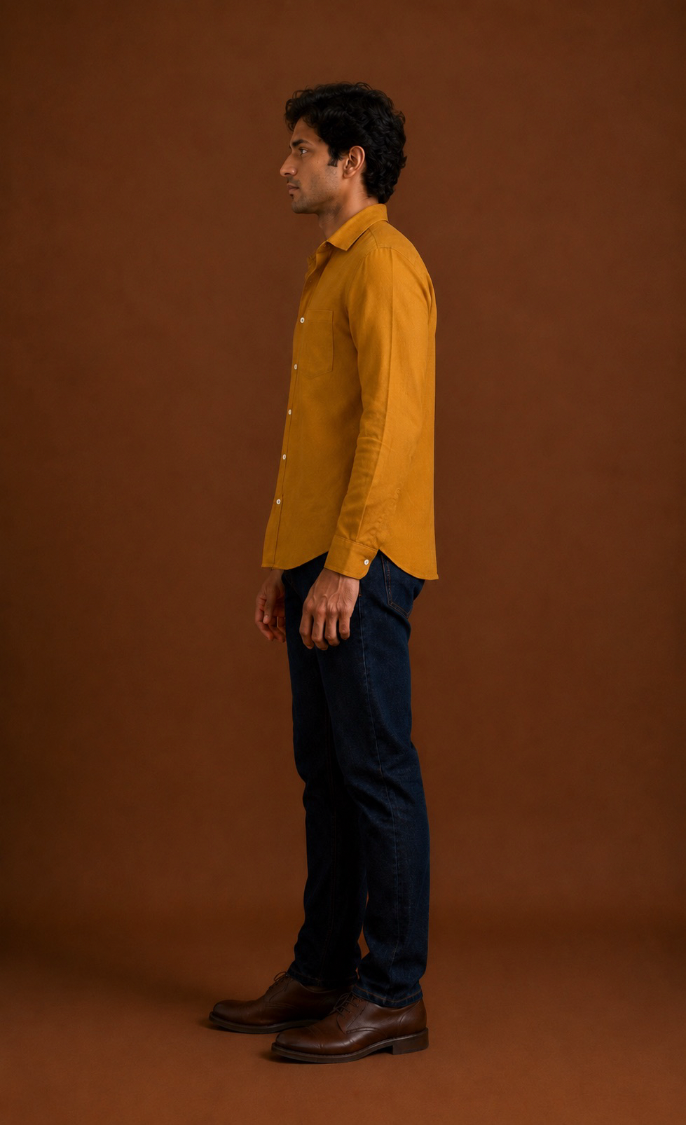 Mustard Linen Shirt